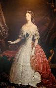 unknow artist Portrait of Empress Elisabeth of Austria-Hungary Germany oil painting artist